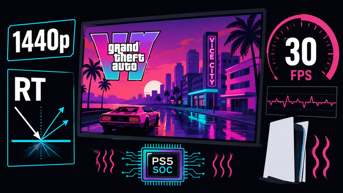 Digital Foundry rozkłada GTA VI na części. Około 1440p, ray tracing i PS5 pracujące na granicy możliwości