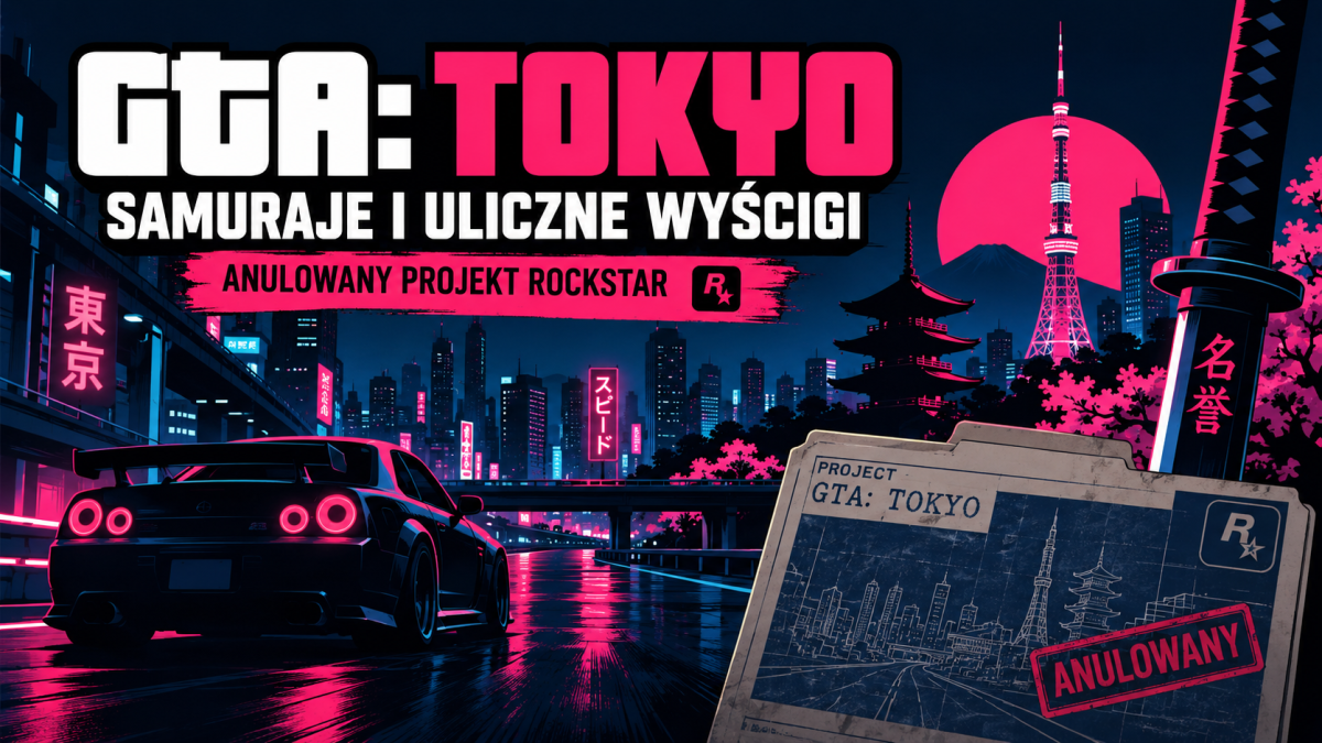 Rockstar planowało GTA: Tokyo. Miecze samurajskie i uliczne wyścigi miały odgrywać dużą rolę