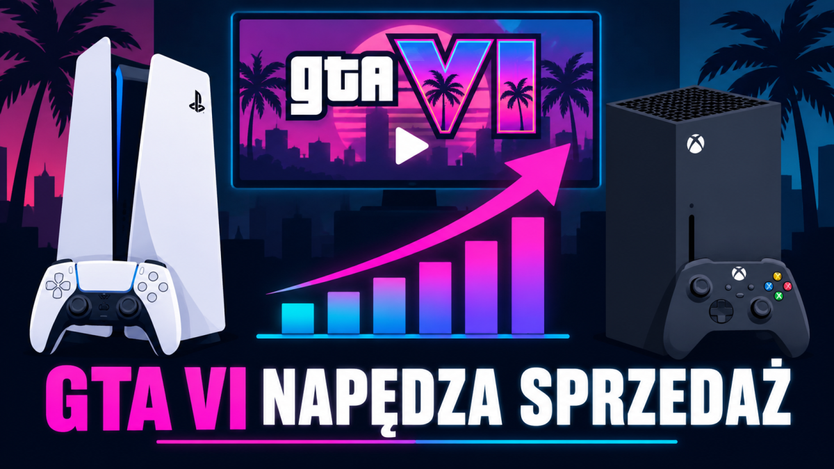 Po pokazie GTA VI sprzedaż PS5 i Xboxów w Wielkiej Brytanii wzrosła o jedną trzecią