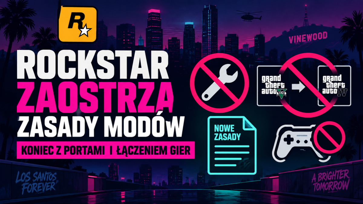 Rockstar ustala nowe zasady modów. Nieoficjalne porty i łączenie gier poza granicami