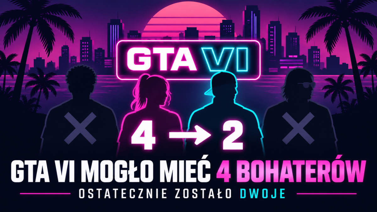 GTA VI mogło mieć czterech protagonistów. Rockstar wyjaśnia, dlaczego zostało dwoje