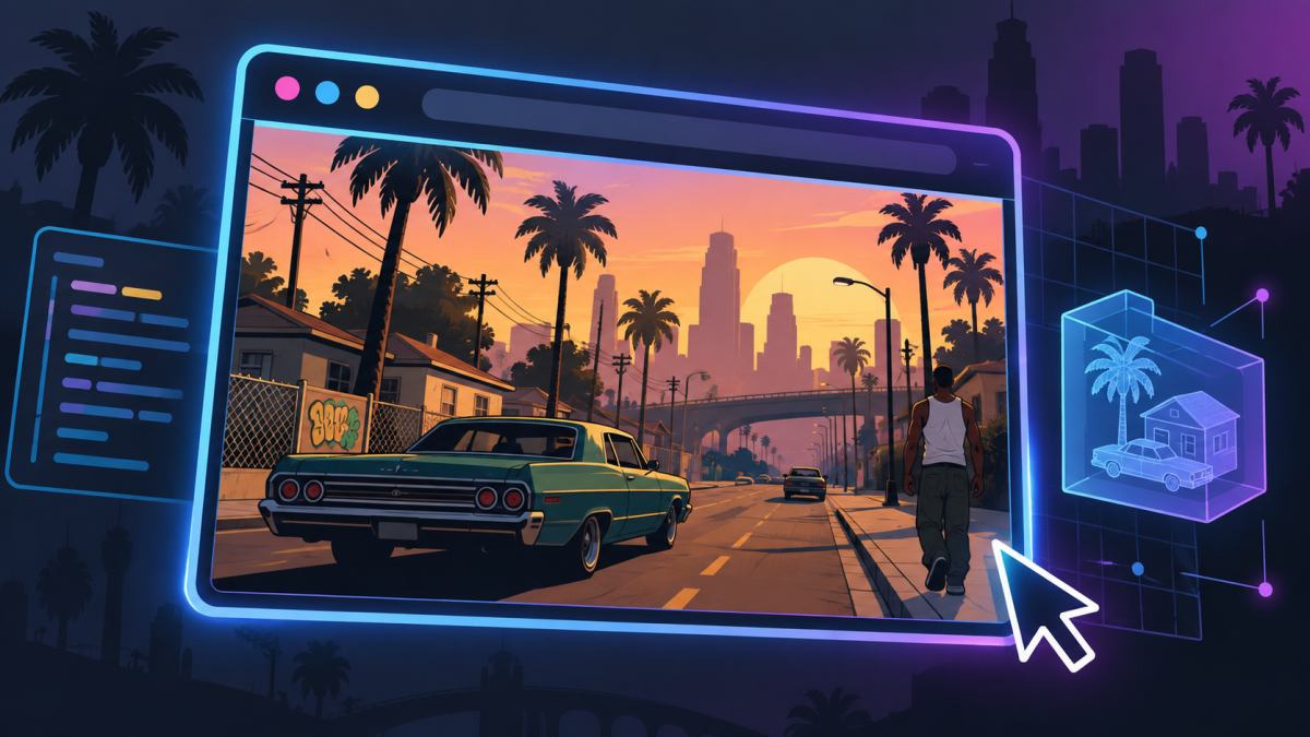 OpenSA uruchamia GTA: San Andreas w przeglądarce. To nowy silnik WebGPU zgodny z RenderWare