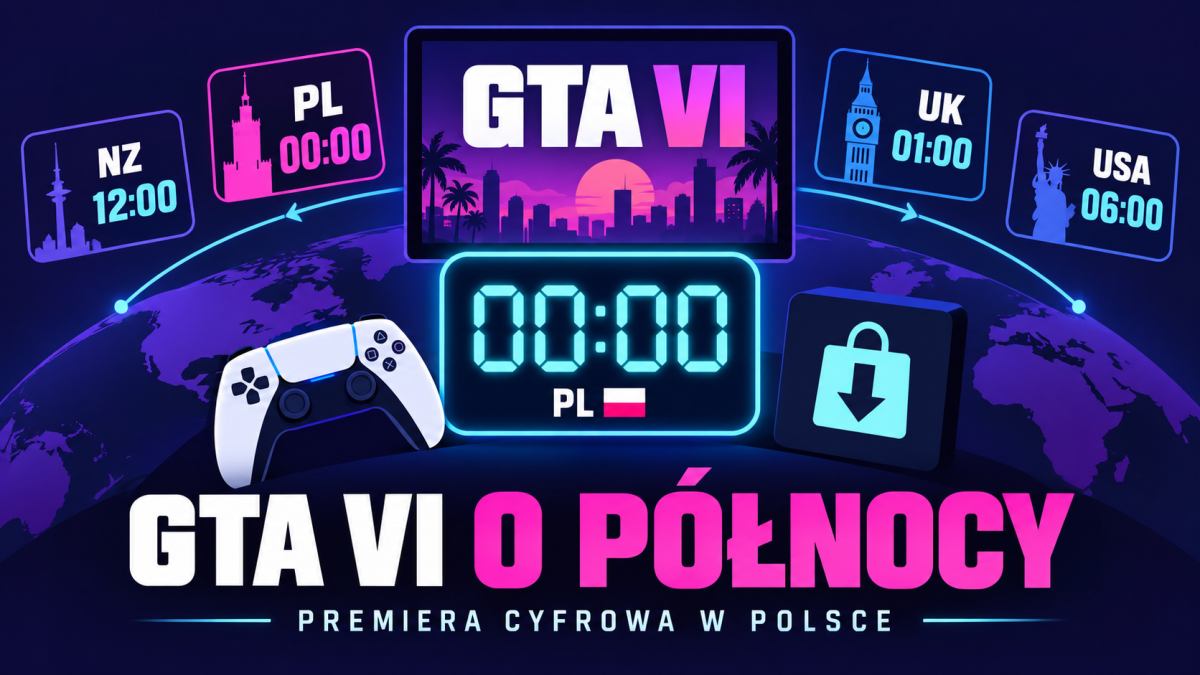 Polski PlayStation Store wskazuje godzinę premiery GTA VI na PS5