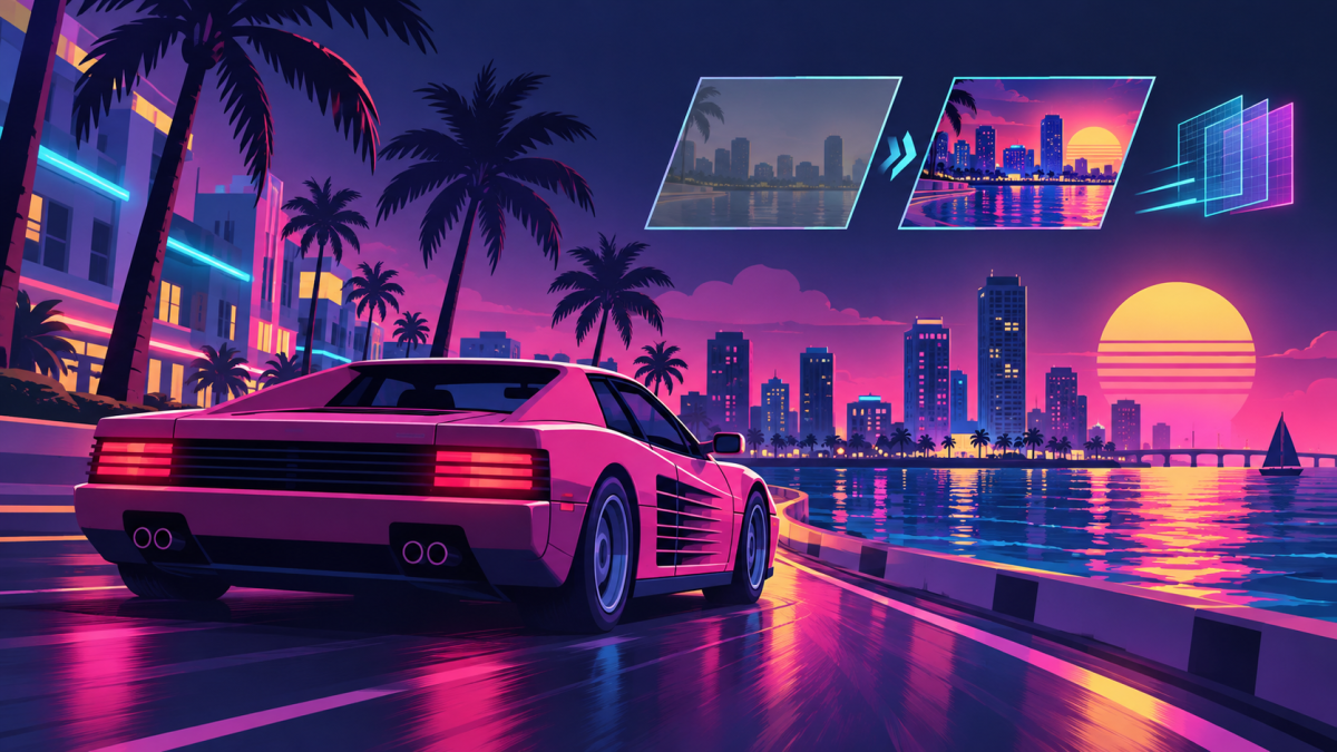 GTA: Vice City z FSR i generowaniem klatek. Nowa wersja Proper Shaders trafiła do testów