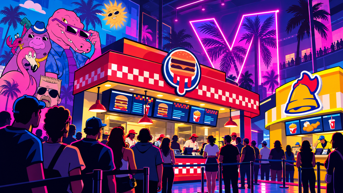 Burger Shot i Cluckin' Bell z GTA pojawiły się naprawdę w Miami