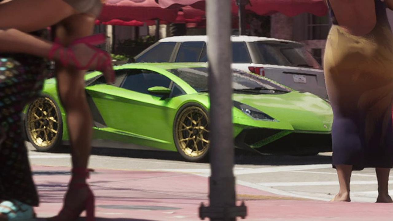 Lamborghini Aventador — kadr z GTA VI