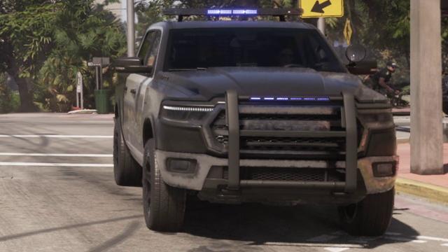 Bravado Bison 1800 (Police) w Grand Theft Auto VI — kadr z paczki redakcyjnej V152
