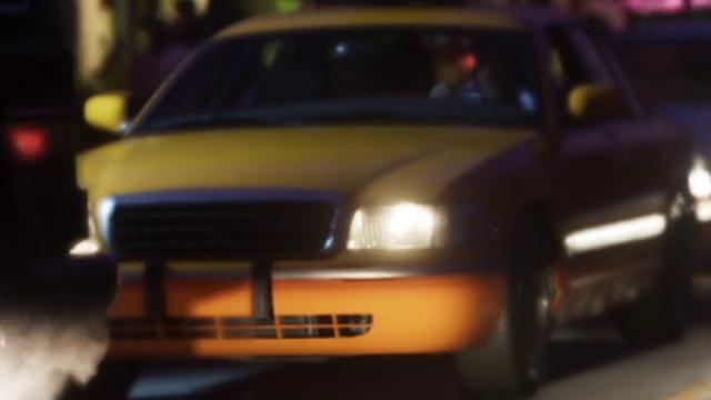 Vapid Stanier Taxi w Grand Theft Auto VI — kadr z paczki redakcyjnej V122