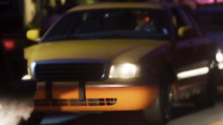 Vapid Stanier Taxi w Grand Theft Auto VI — kadr z paczki redakcyjnej V122