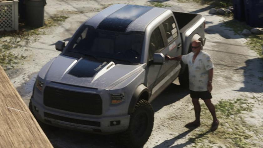 Vapid Caracara 4x4 w Grand Theft Auto VI — kadr z paczki redakcyjnej V070