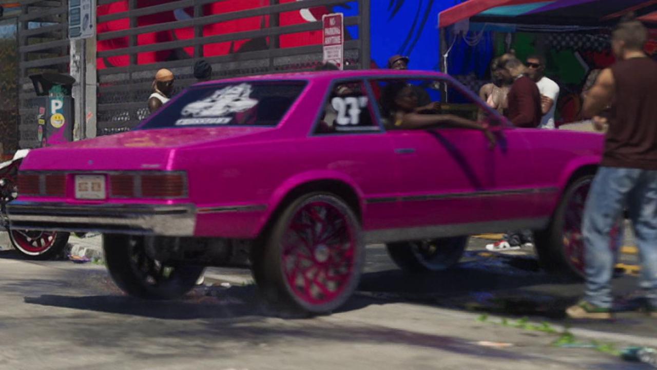Declasse Tulip M-100 w Grand Theft Auto VI — kadr z paczki redakcyjnej V022