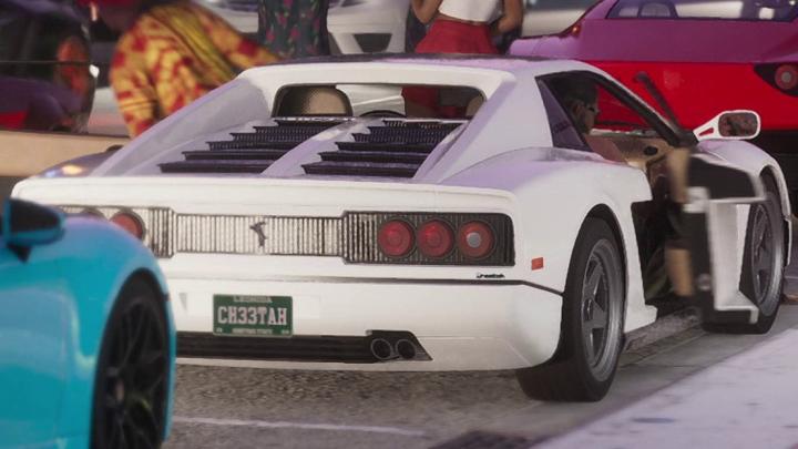 ’95 Grotti Cheetah w Grand Theft Auto VI — kadr z paczki redakcyjnej V030